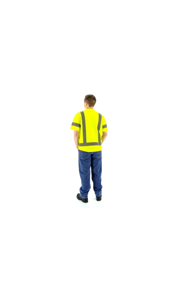 Majestic 75-5303 Hi-Vis Short Sleeve Shirt ANSI 3 R