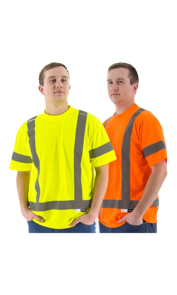 Majestic 75-5303 Hi-Vis Short Sleeve Shirt ANSI 3 R