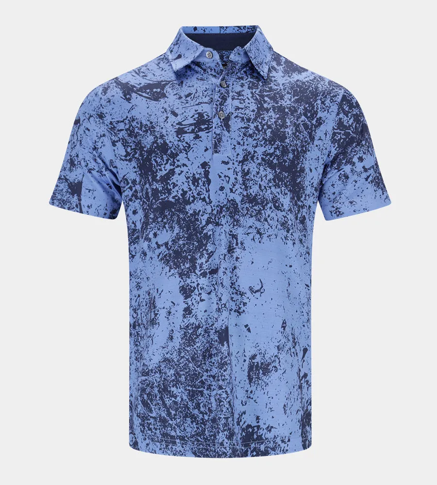 MARBLE POLO - BLUE