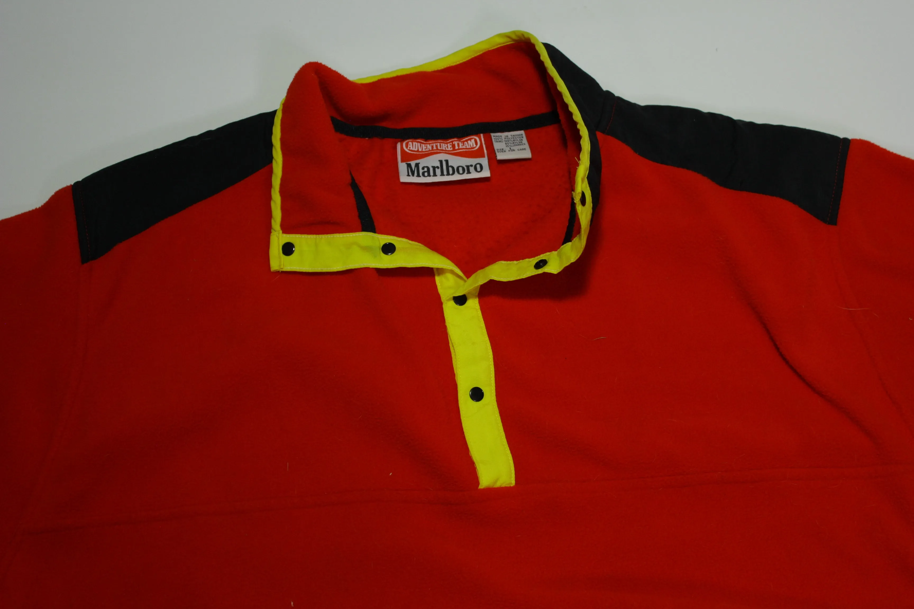 Marlboro Adventure Team Vintage 90's Fleece Cigarette Jacket