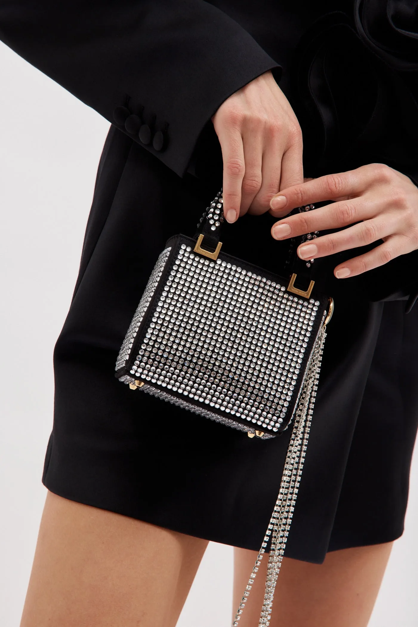 Micro Zorya Black Crystals Bag