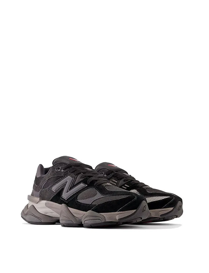 New Balance Womens 9060 Trainers Black / Castlerock / Rain Cloud