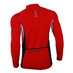 Nuckily Mycycology MH008 Full Sleeves Cycling Jersey - Red