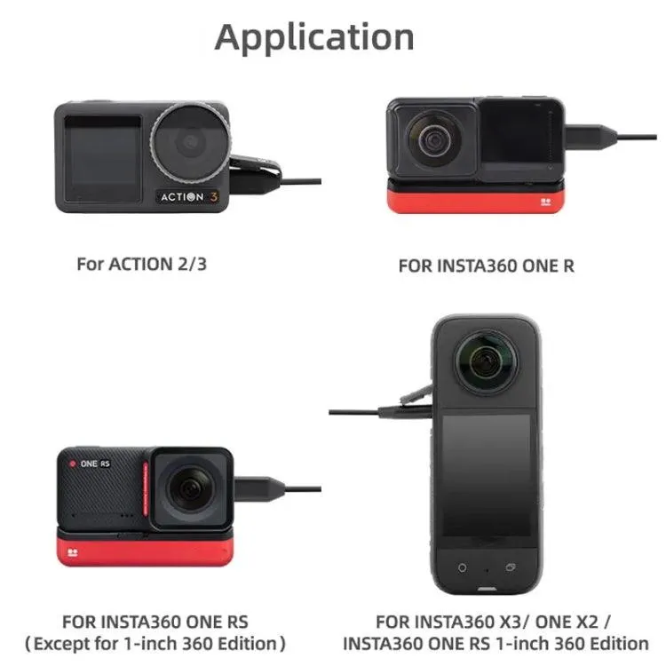 Omnidirectional Lavalier Microphone for Motion Cameras with USB-C Connector