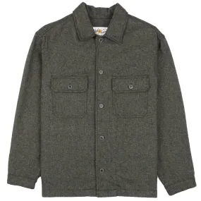 Over Shirt - Triple Yarn Twist Brushed Flannel - Forest Green