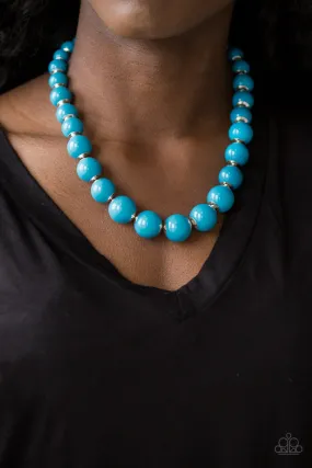 Paparazzi Accessories  - Everyday Eye Candy Set #N121 Box 2 - Blue Necklace