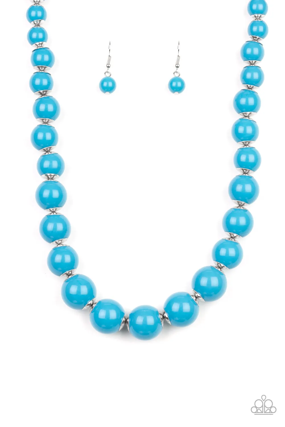 Paparazzi Accessories  - Everyday Eye Candy Set #N121 Box 2 - Blue Necklace