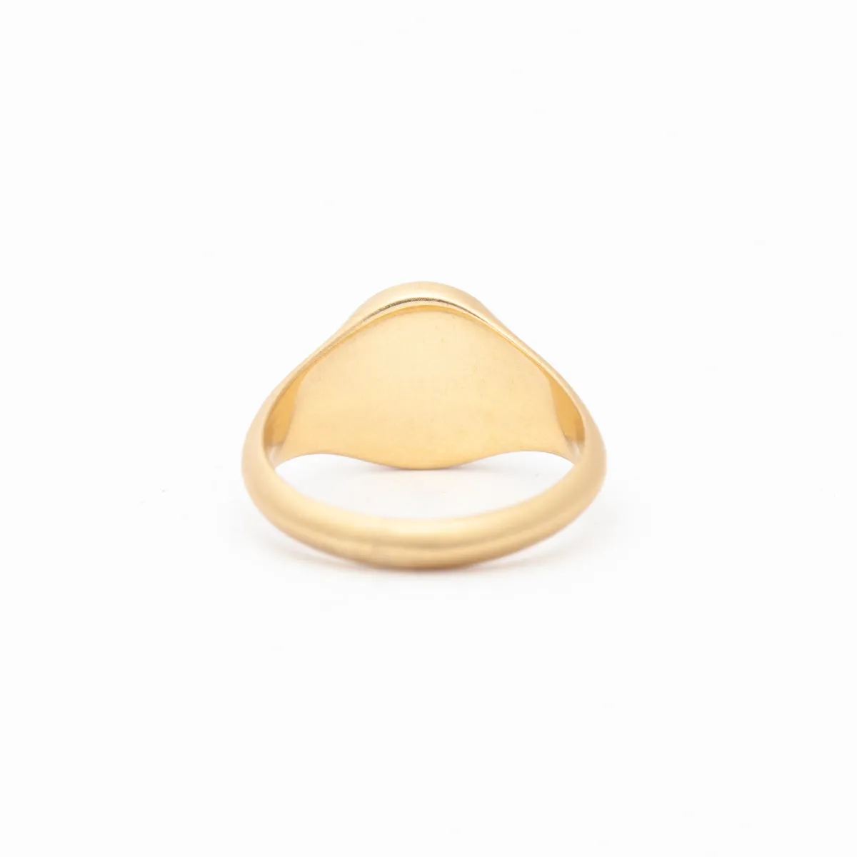 Pavé Oval Signet Ring