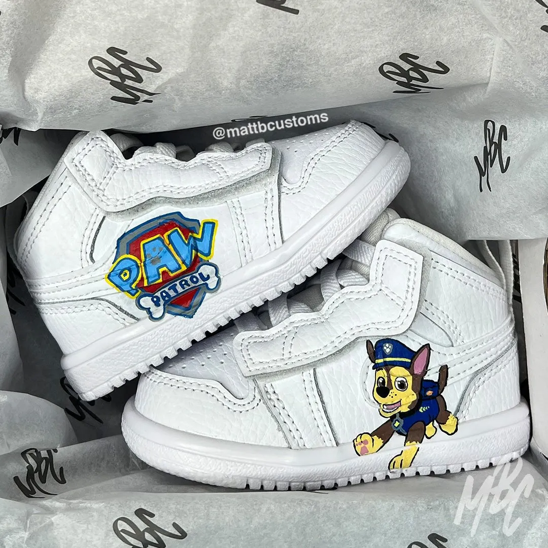 Paw Patrol - Jordan 1 Mid Toddler - UK 3.5 TDL