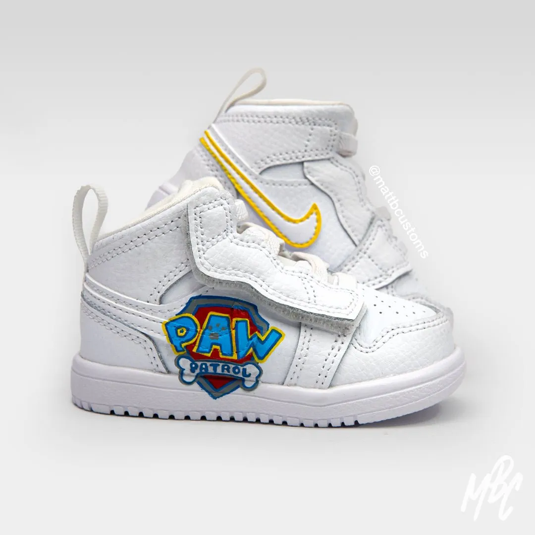 Paw Patrol - Jordan 1 Mid Toddler - UK 3.5 TDL