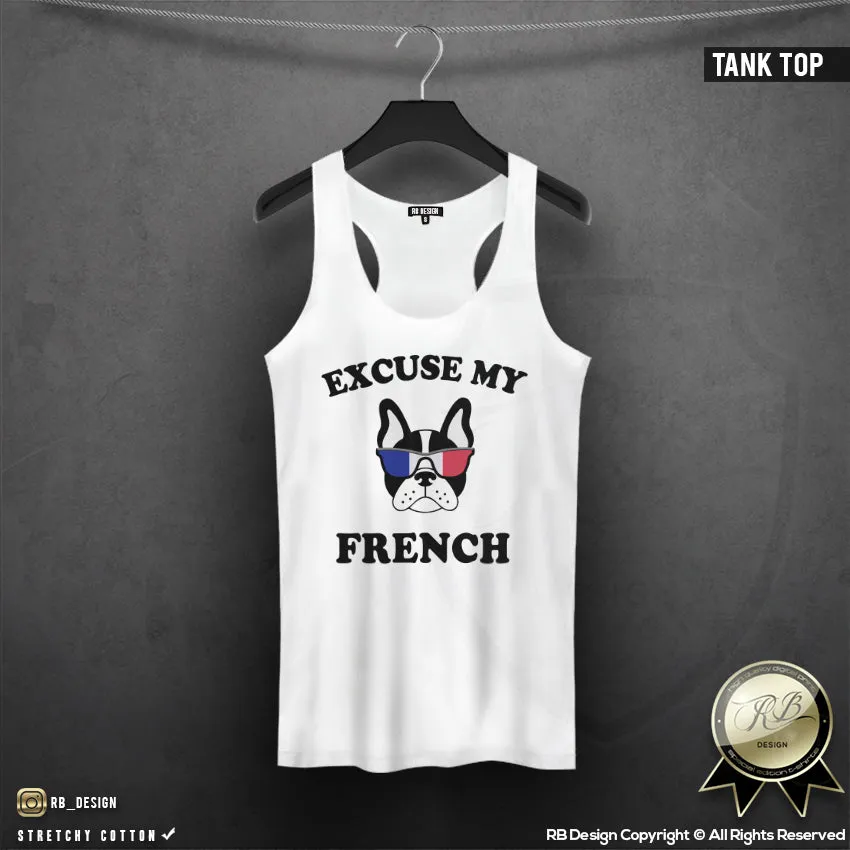 "Excuse My French" Cool Women's Graphic T-shirt WTD24