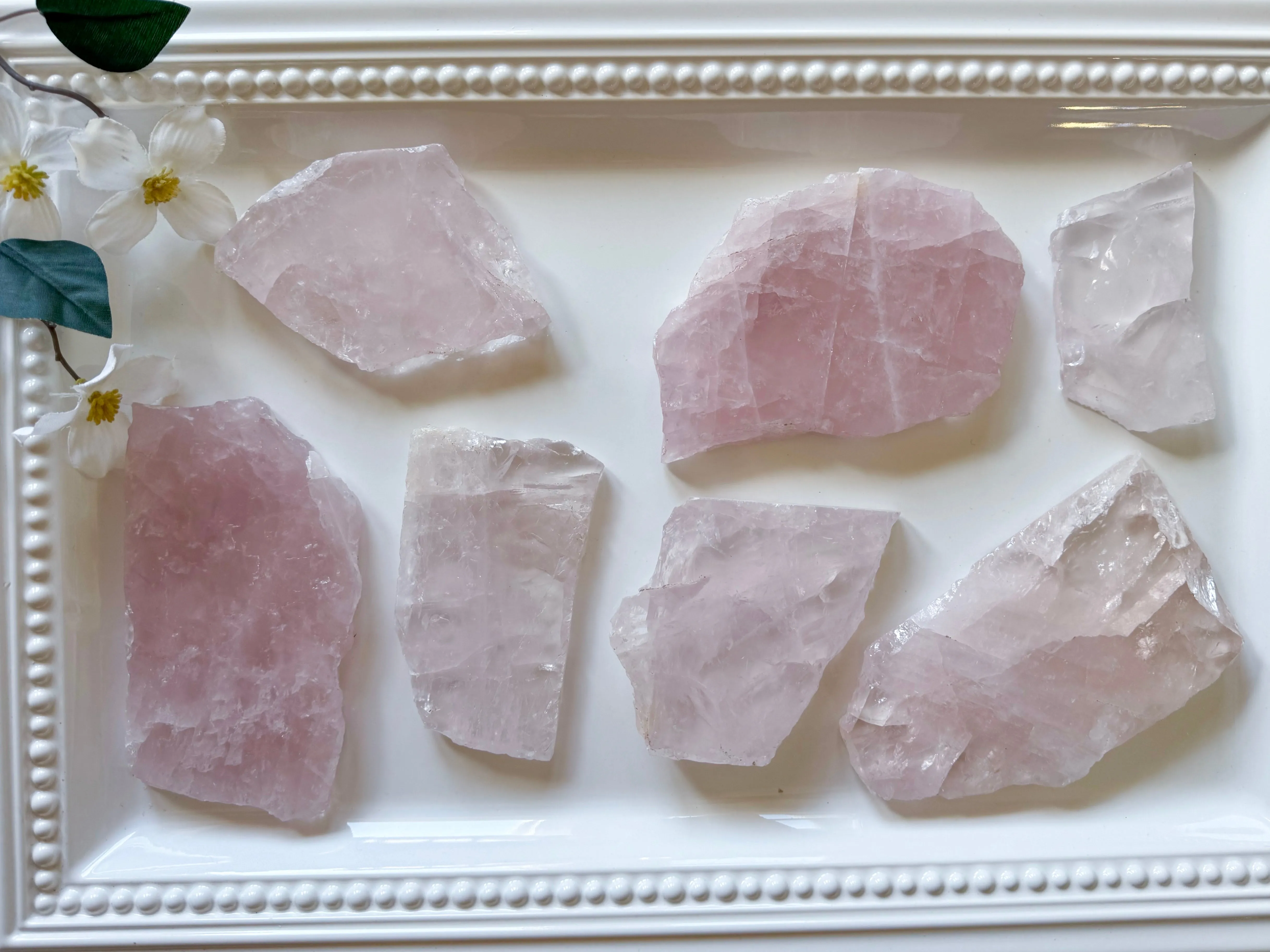 Rose Quartz Polished Slab