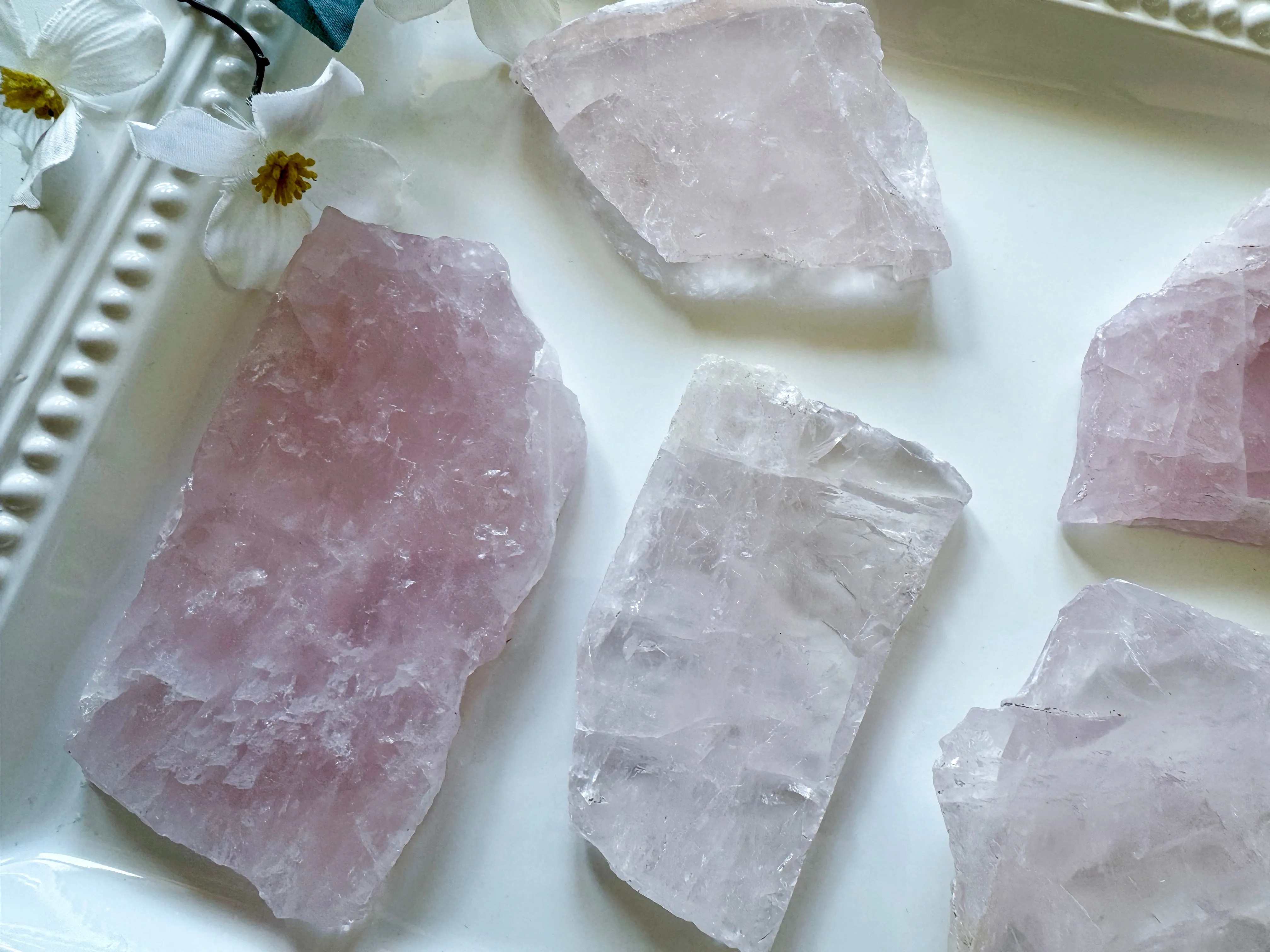 Rose Quartz Polished Slab