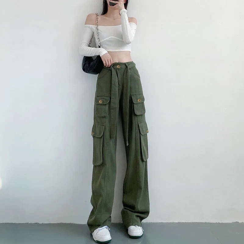 Seoul Street Style Baggy Cargo Jeans