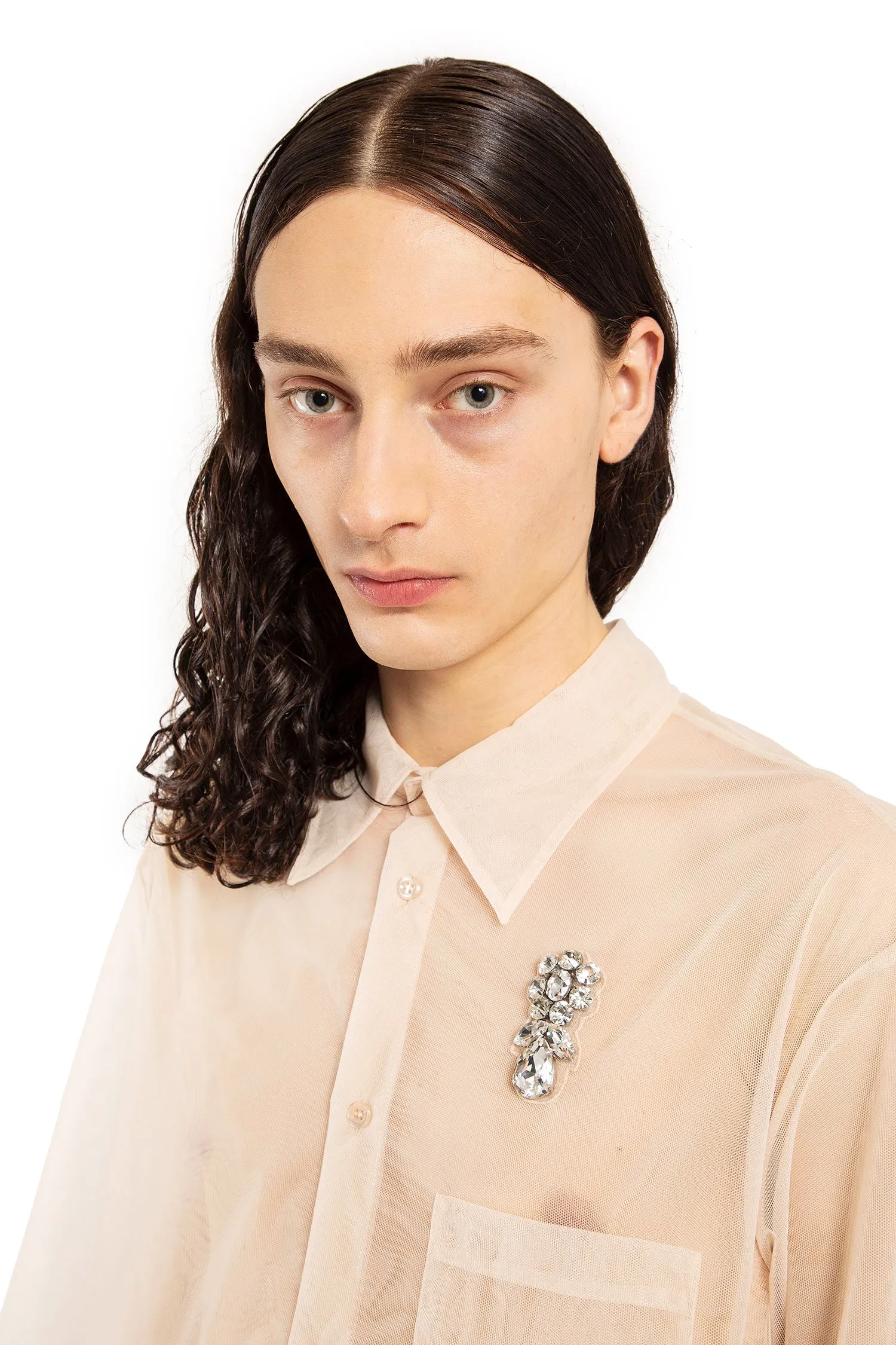 SIMONE ROCHA MAN PINK SHIRTS