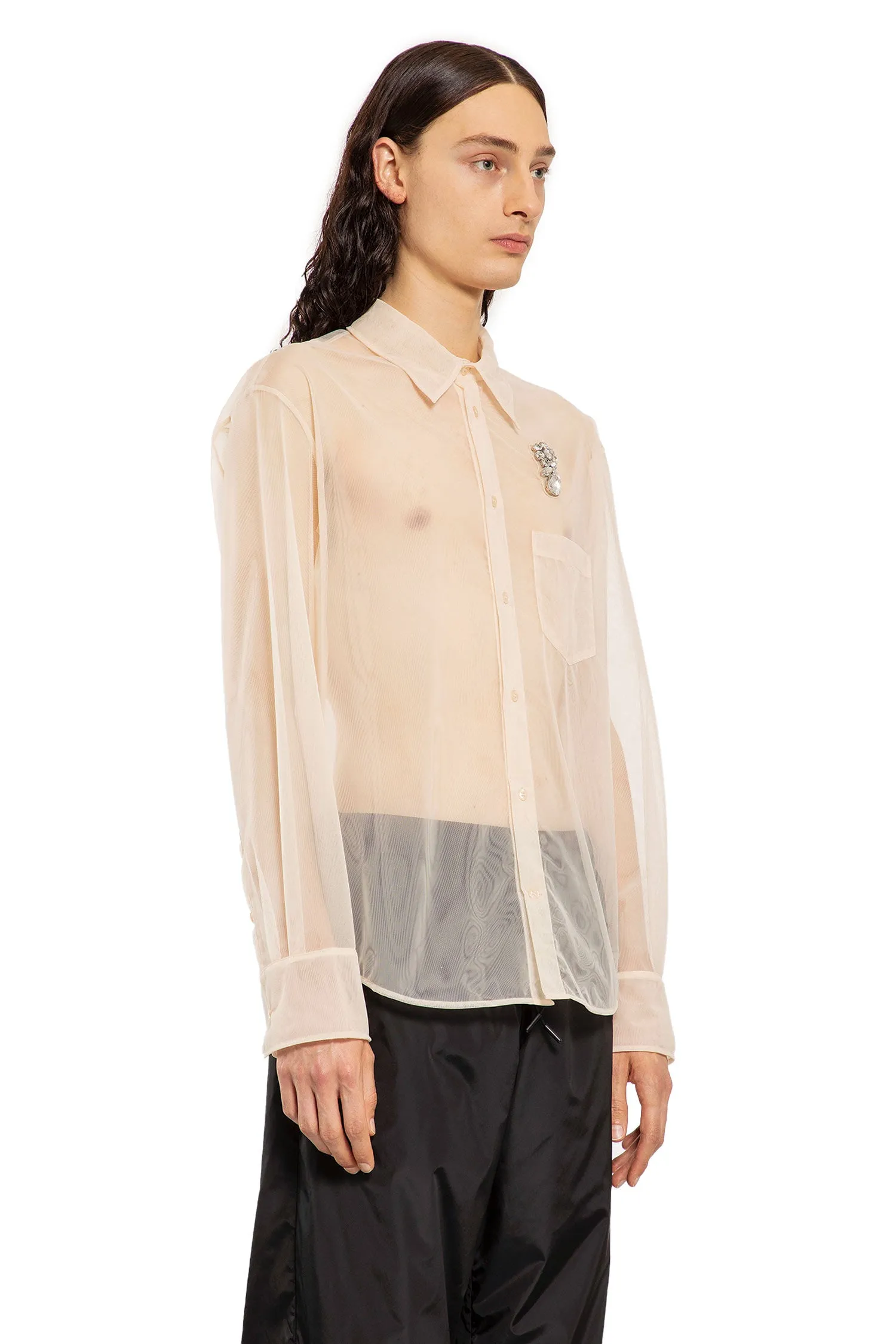 SIMONE ROCHA MAN PINK SHIRTS