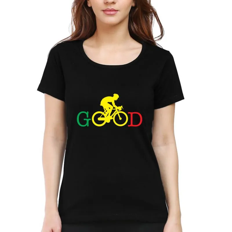 Swag Swami Women's  Cycling Good Motivation T-Shirt