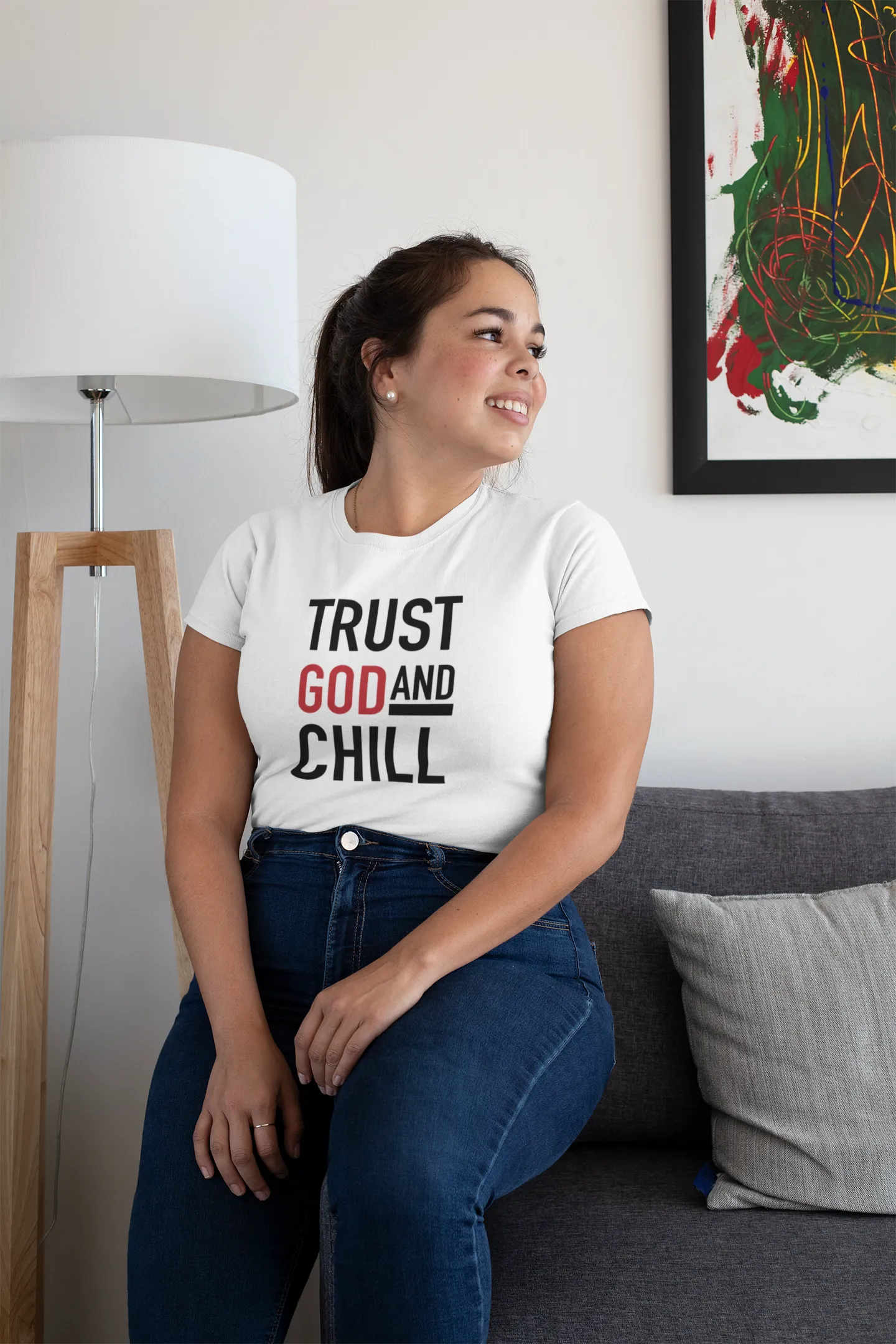 Trust God and Chill Tee