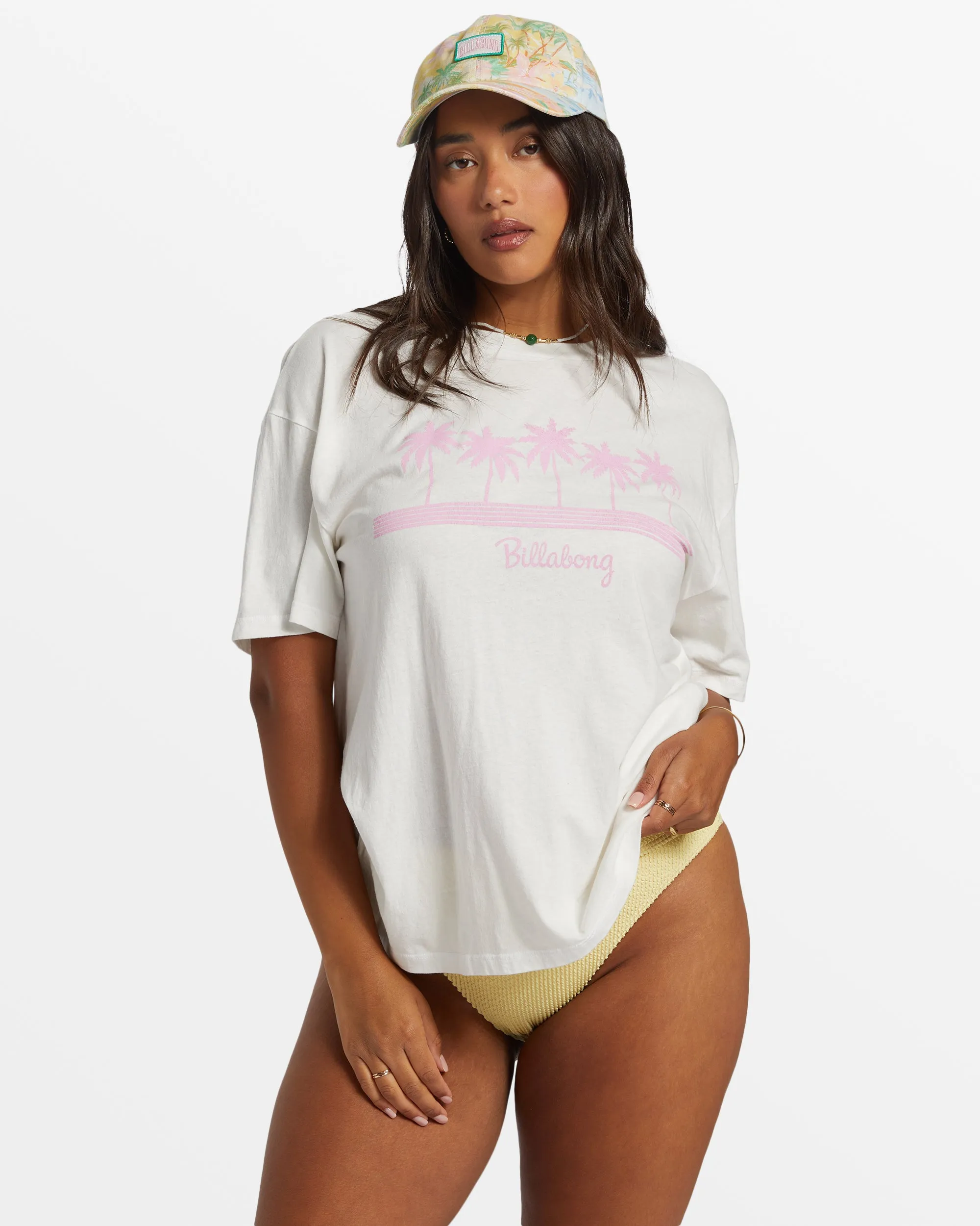 Vacation Spot Oversized T-Shirt - Salt Crystal