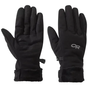 Women's Fuzzy Sensor Gloves