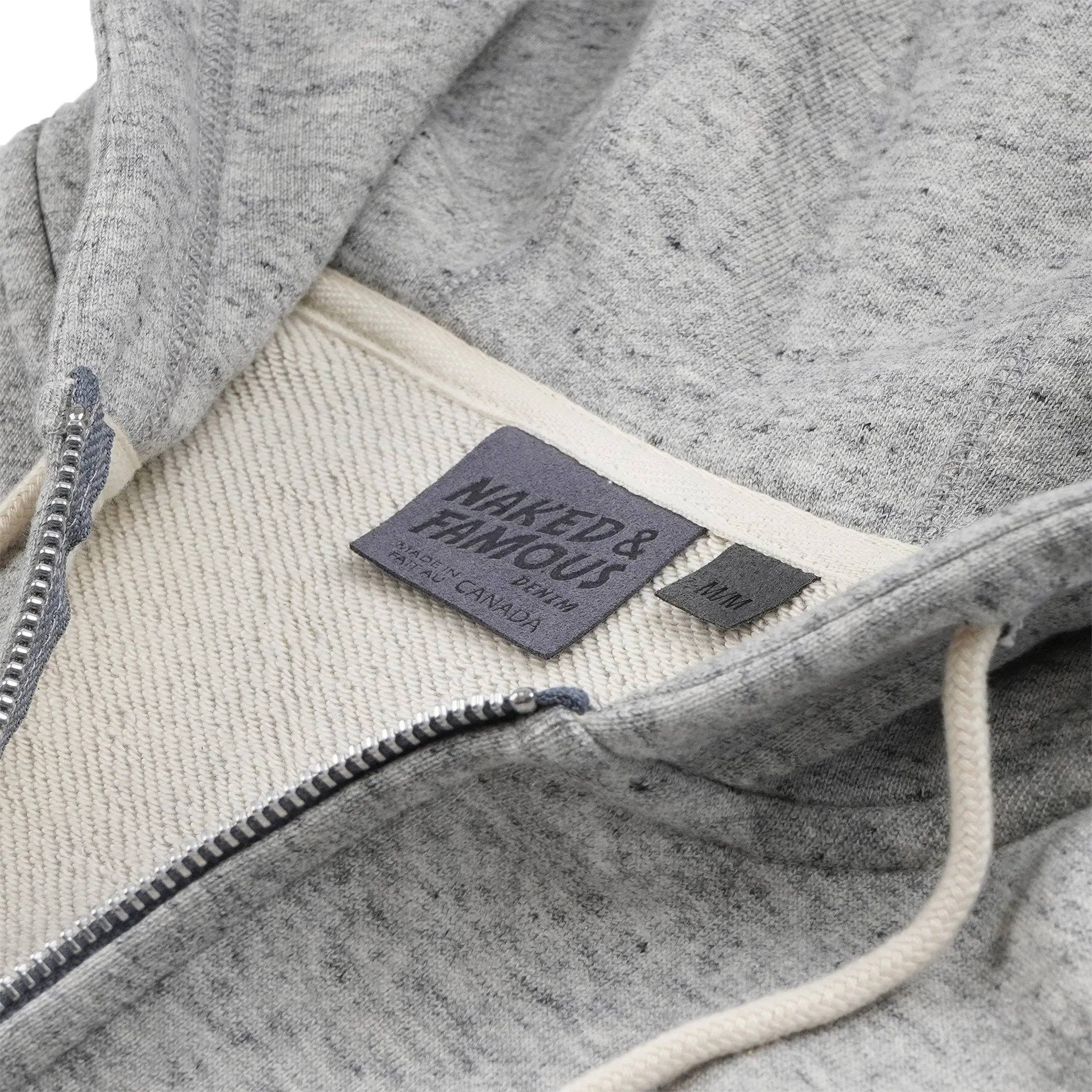 Zip Hoodie - Heavyweight Terry - Grey